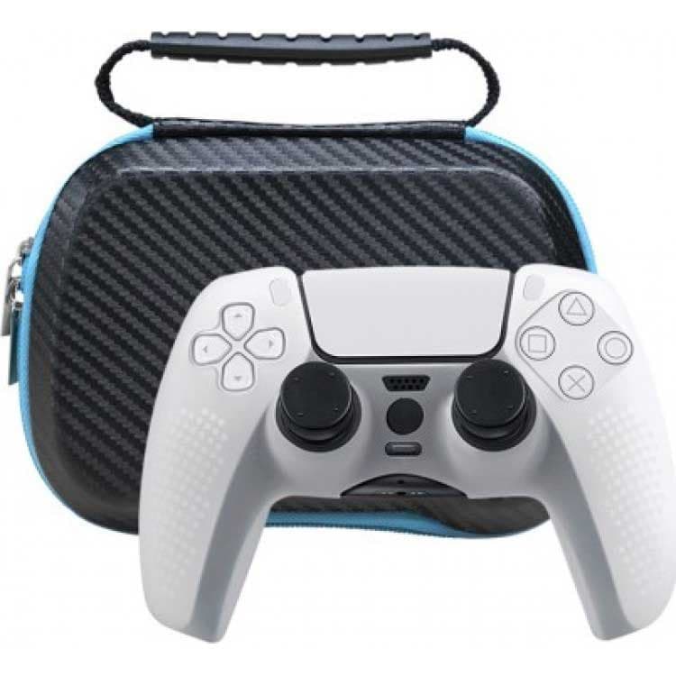 کیف دسته PS5 برند Pgtech به همراه روکش و آنالوگ دسته