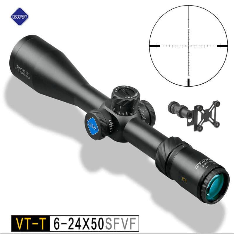 دوربین تفنگ دیسکاوری VT-T 6-24×50 SFVF FFP