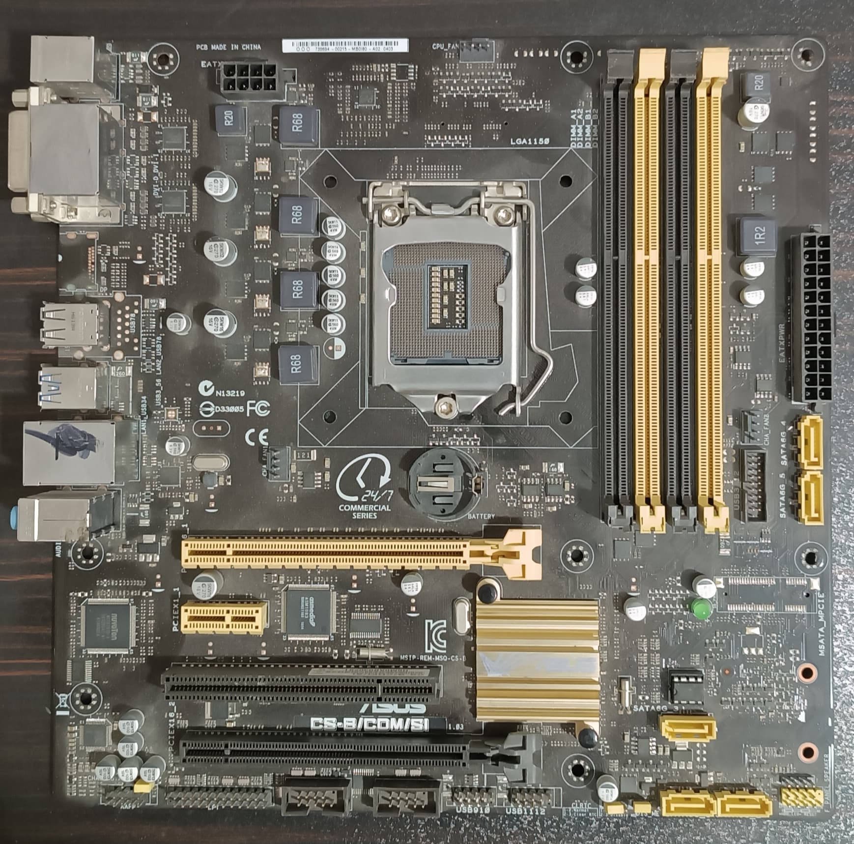مادربرد ایسوس مدل CS-B استوک — تصویر ۲