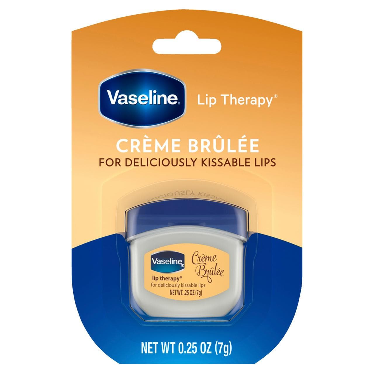 بالم لب کاسه‌ای وازلین مدل کرم بروله | Vaseline Lip Therapy Crème Brûlée