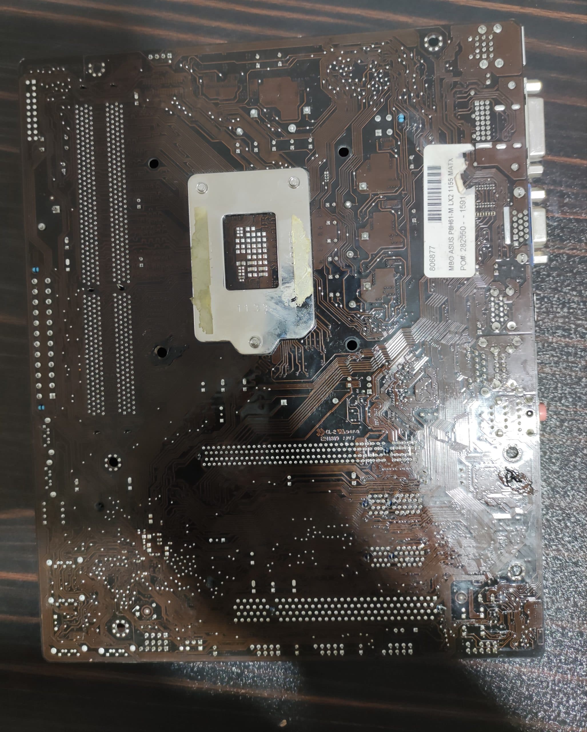مادربرد ایسوس مدل P8H61-ML X2 استوک — تصویر ۴