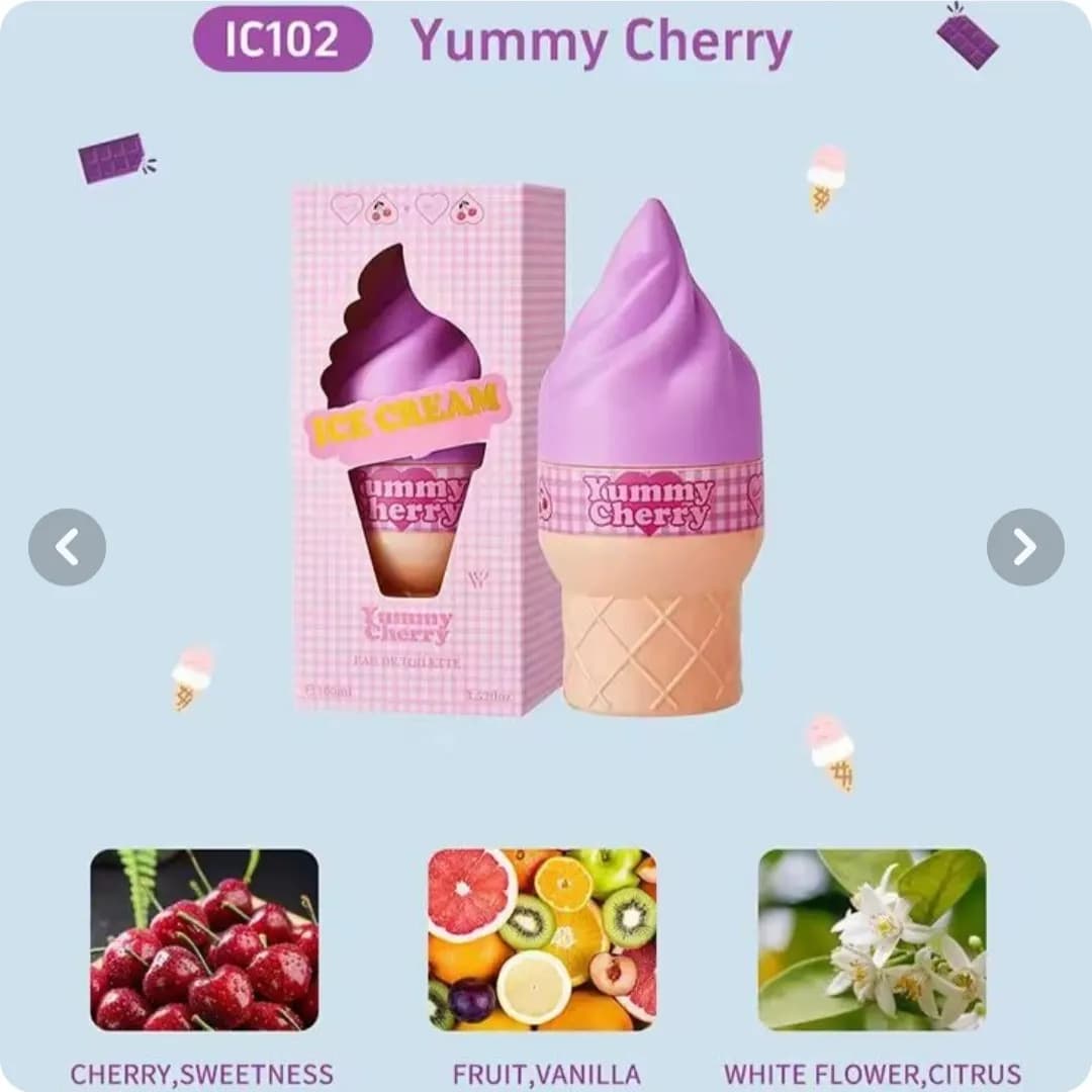 عطر بستنی 100 میلی لیتر رایحه yummy cherry — تصویر ۲