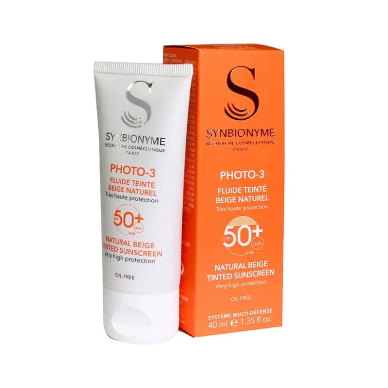 ضد آفتاب فاقد چربی فتو 3 سین بیونیم +SPF50 رنگ بژ طبیعی 40 میلی لیتر — تصویر ۲