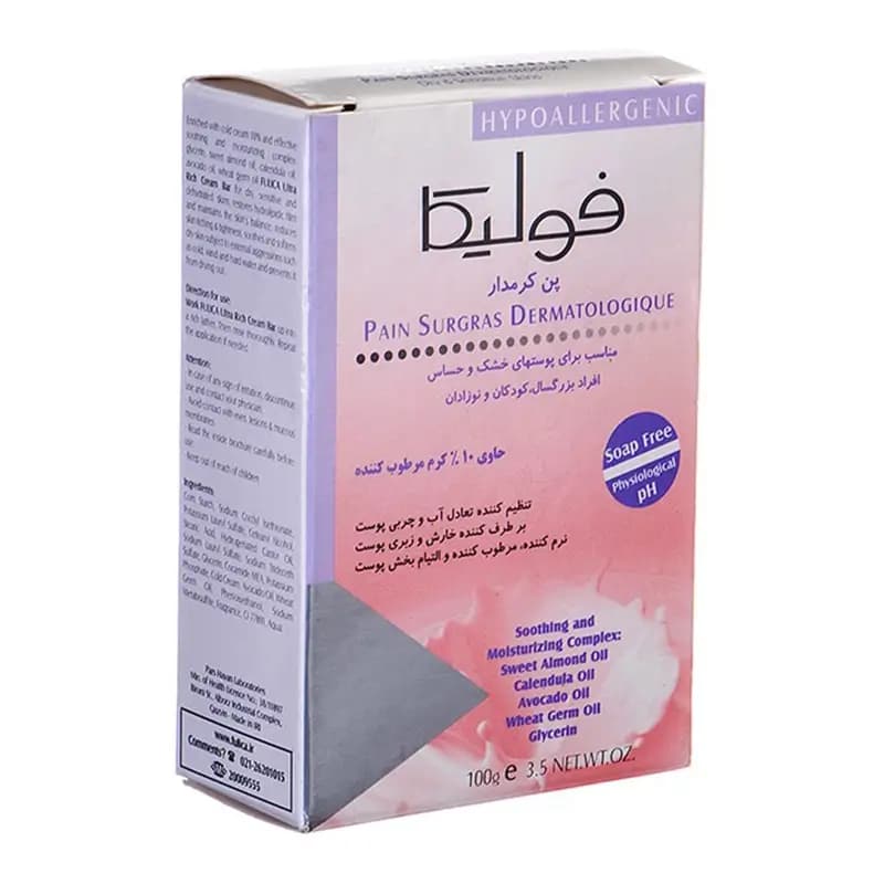 پن شستشو فولیکا مدل Ultra Rich Cream وزن 100 گرم