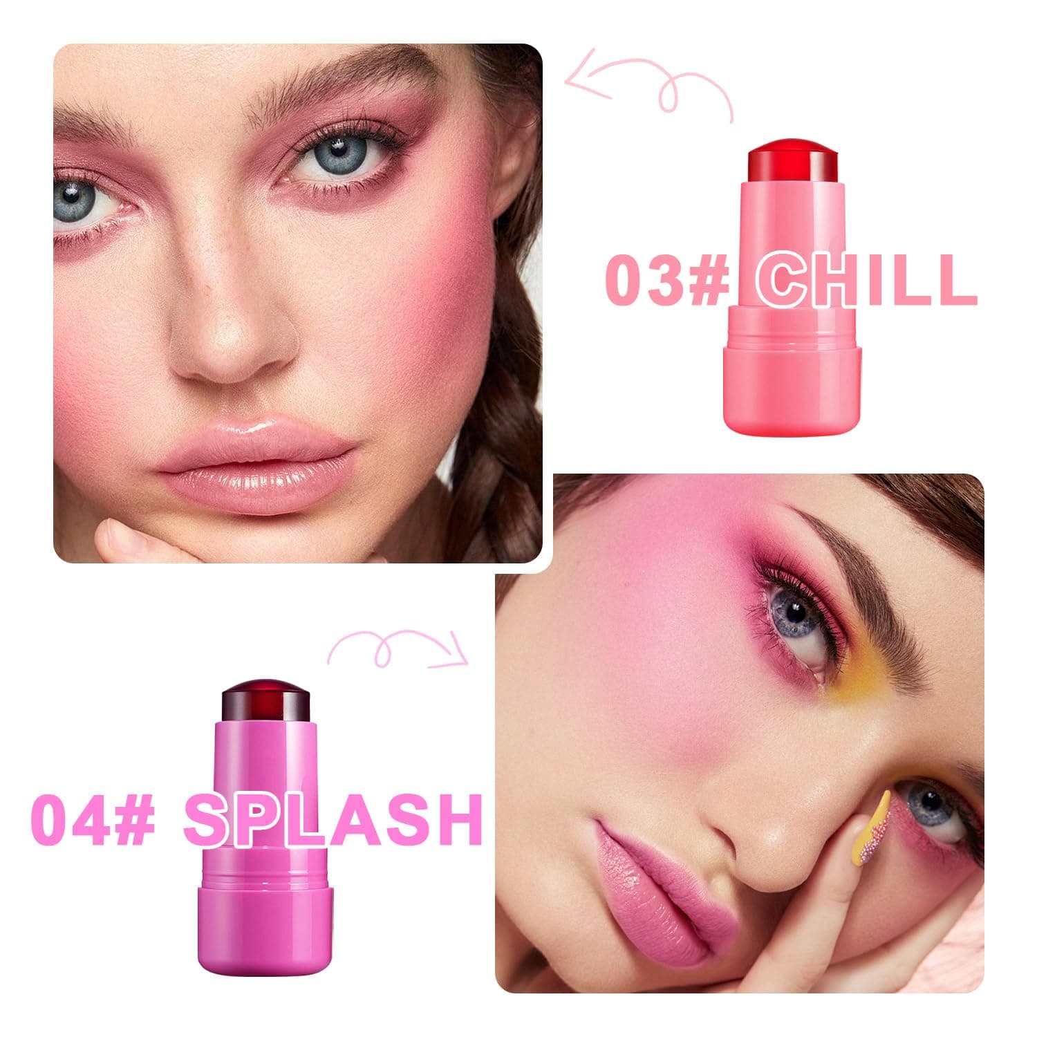 تینت لب و گونه ژله ای میلک میکاپ — تصویر ۷