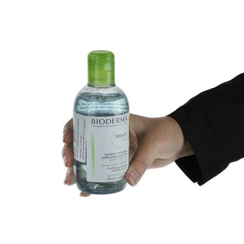 محلول پاک کننده آرایش بایودرما مدل sebium H20 — تصویر ۴