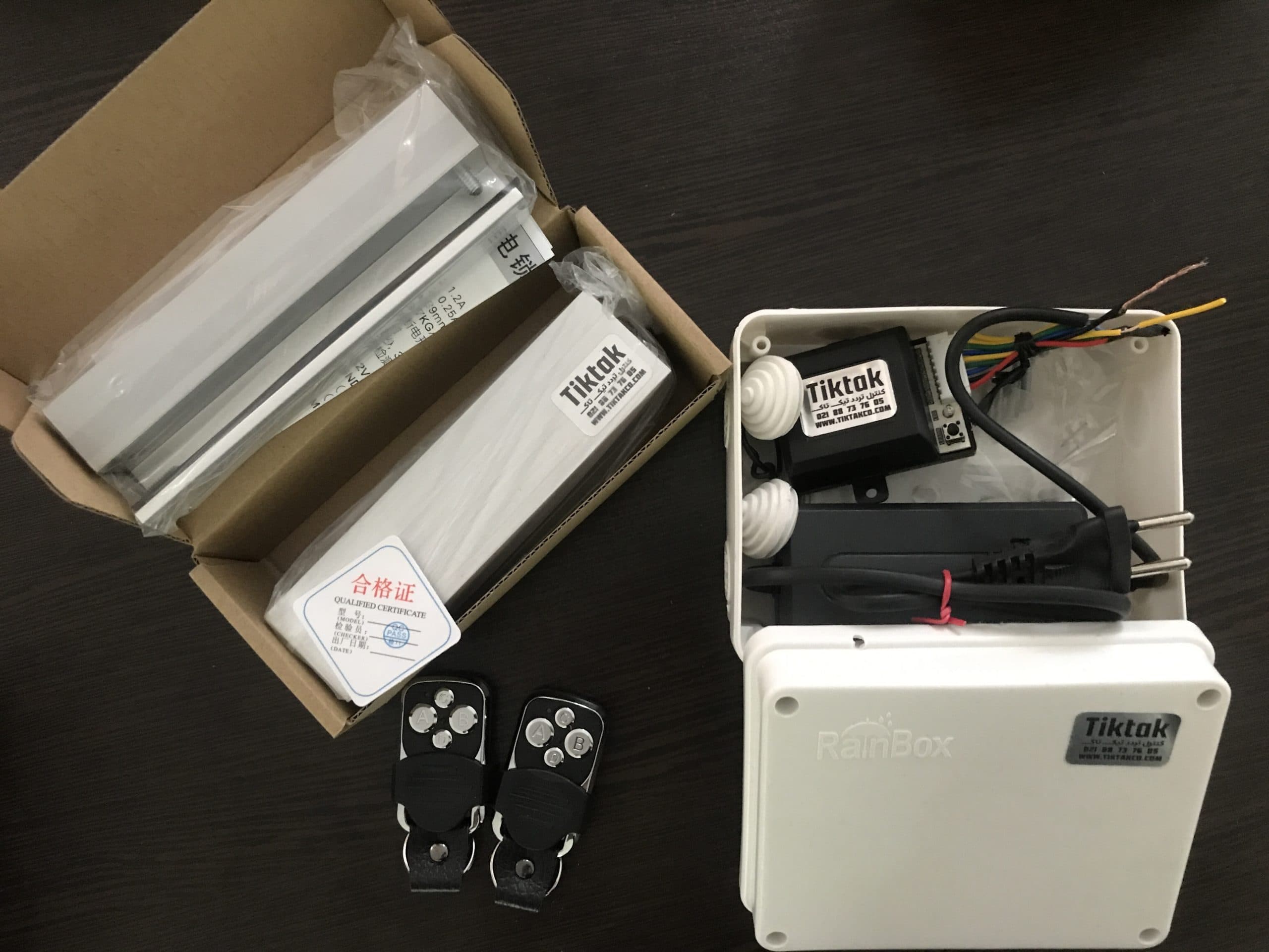 پک قفل ریموتی شیشه سکوریت تیک تاک GL150R — تصویر ۲