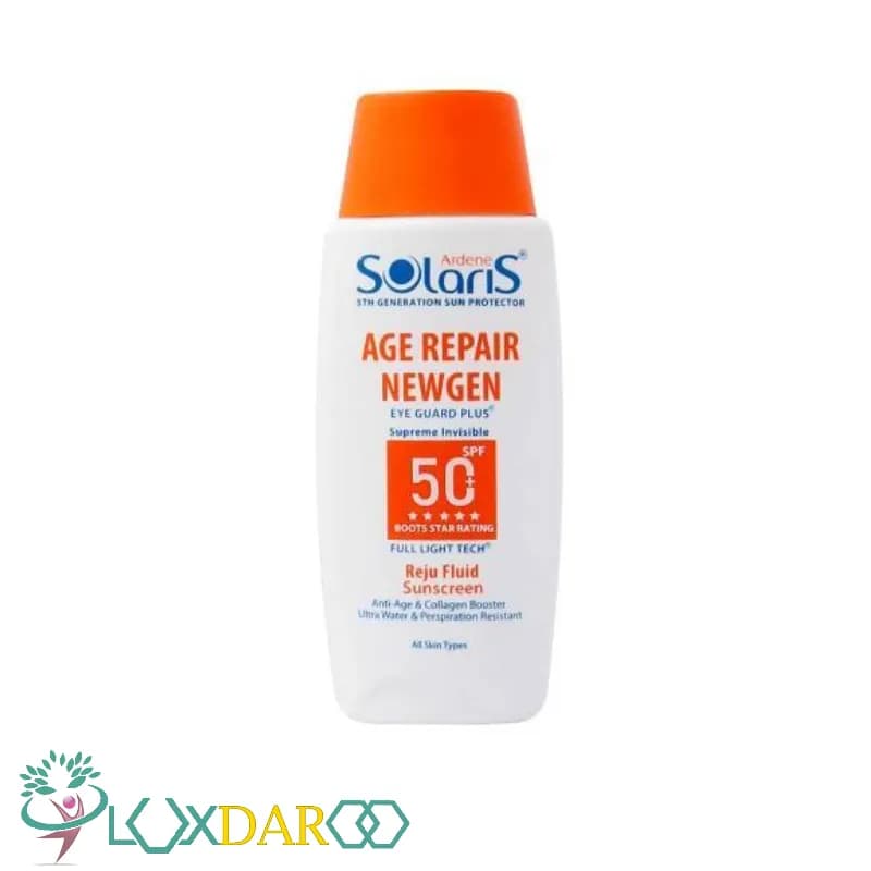 فلوئید ضدآفتاب بی رنگ ضدچروک آردن سولاریس SPF50+ — تصویر ۲