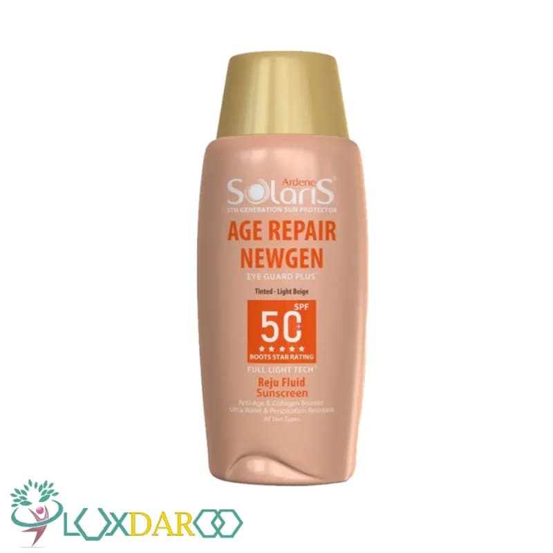 فلوئید ضدآفتاب بژ روشن ضدچروک آردن سولاریس SPF50+