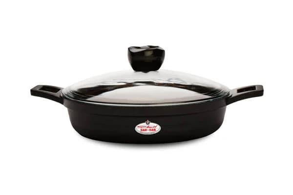 ماهیتابه دو دسته زرساب مدل جولیانا سایز 24 — تصویر ۳