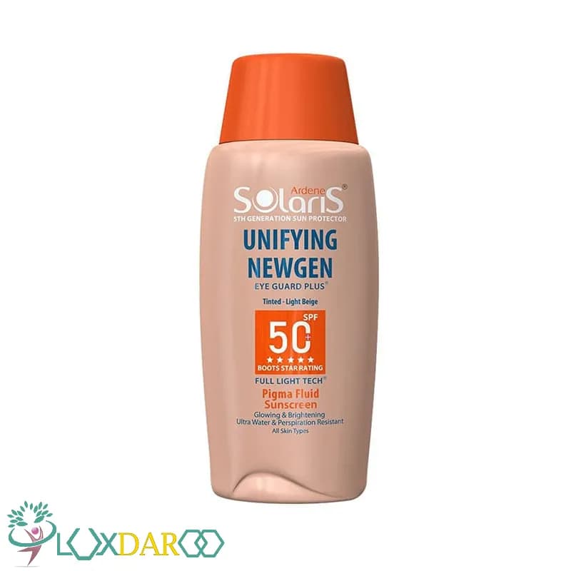 فلوئید ضدآفتاب بژ روشن روشن کننده آردن سولاریس SPF50+