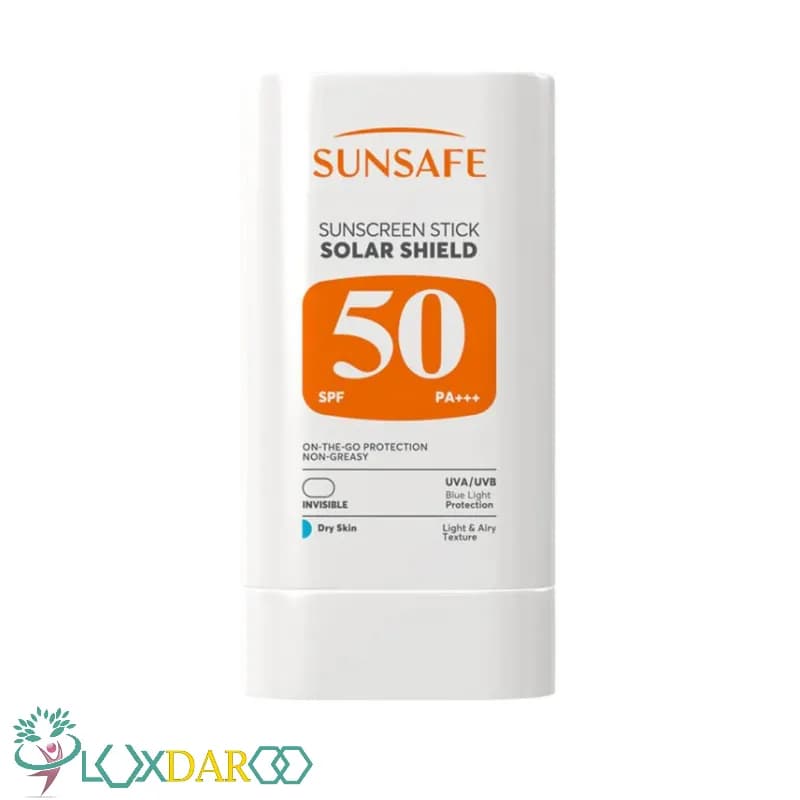 استیک ضدآفتاب بی رنگ پوست خشک سان سیف SPF50