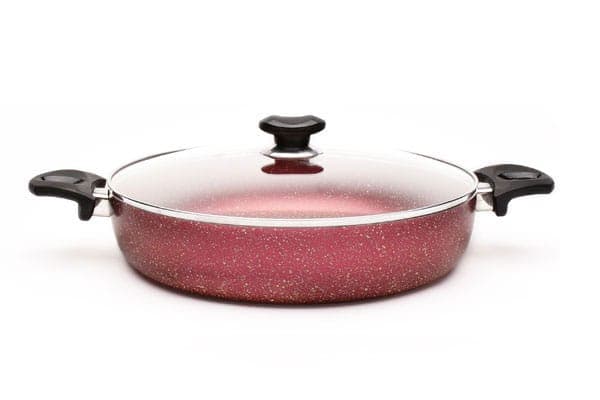ماهیتابه دو دسته زرساب مدل ویولت سایز ۲۴ — تصویر ۲