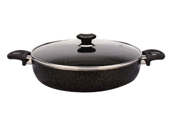 ماهیتابه دو دسته زرساب مدل ویولت سایز ۲۴ — تصویر ۴