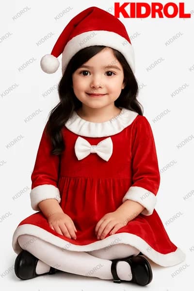 پیراهن کریسمس دخترانه