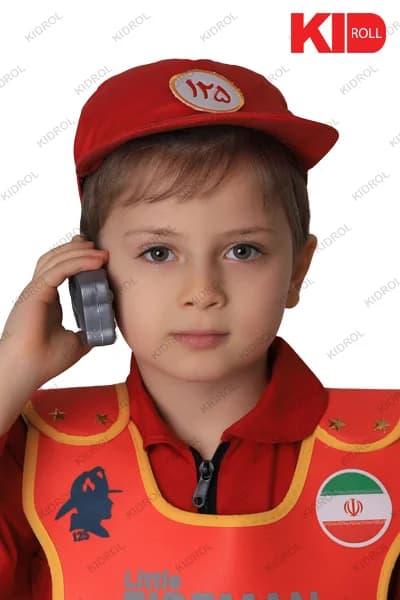 لباس و جلیقه آتش نشانی بچه گانه — تصویر ۲