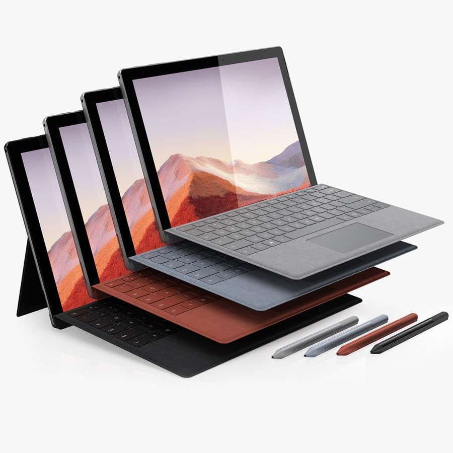 لپ تاپ Surface pro 7 | i7.1065G7 | RAM16 | 256SSD | intel iris plus — تصویر ۳