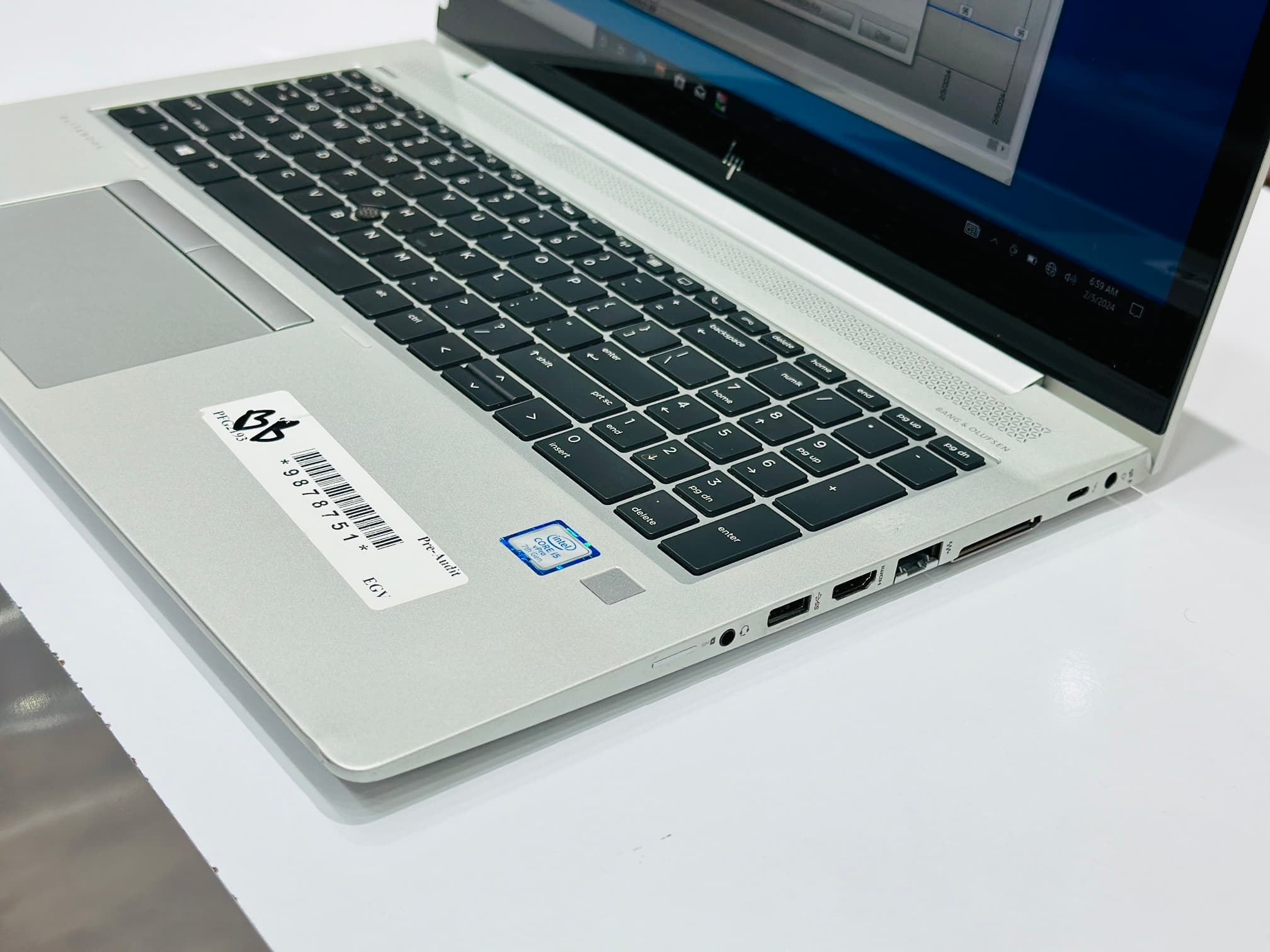 لپ تاپ HP EliteBook 850 G5 | i5.7300U | RAM16 | 512SSD | intel HD555 — تصویر ۶