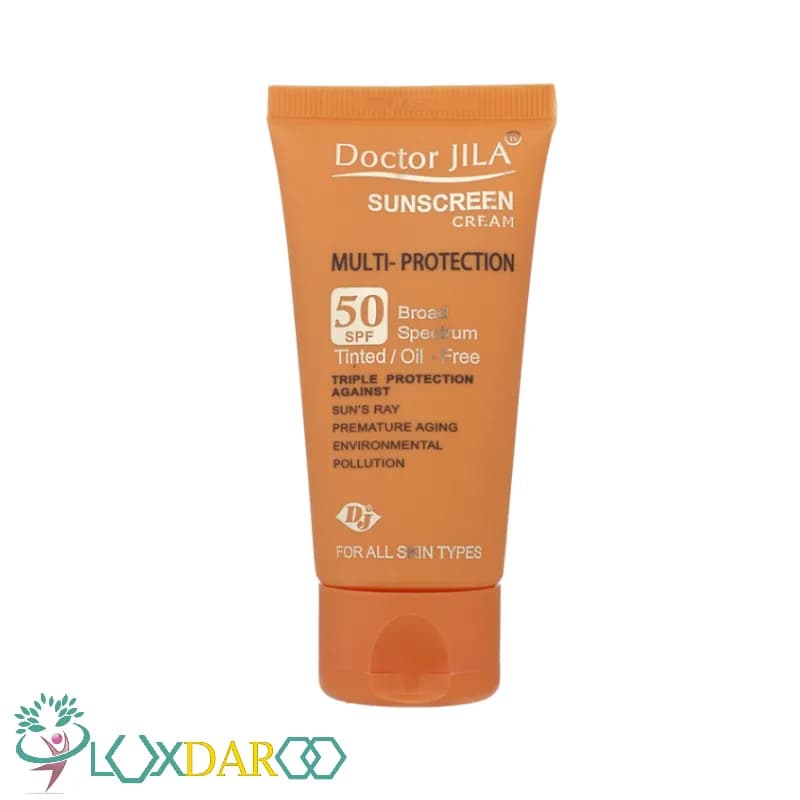 کرم ضد آفتاب مولتی پروتکشن رنگی دکتر ژیلا SPF50