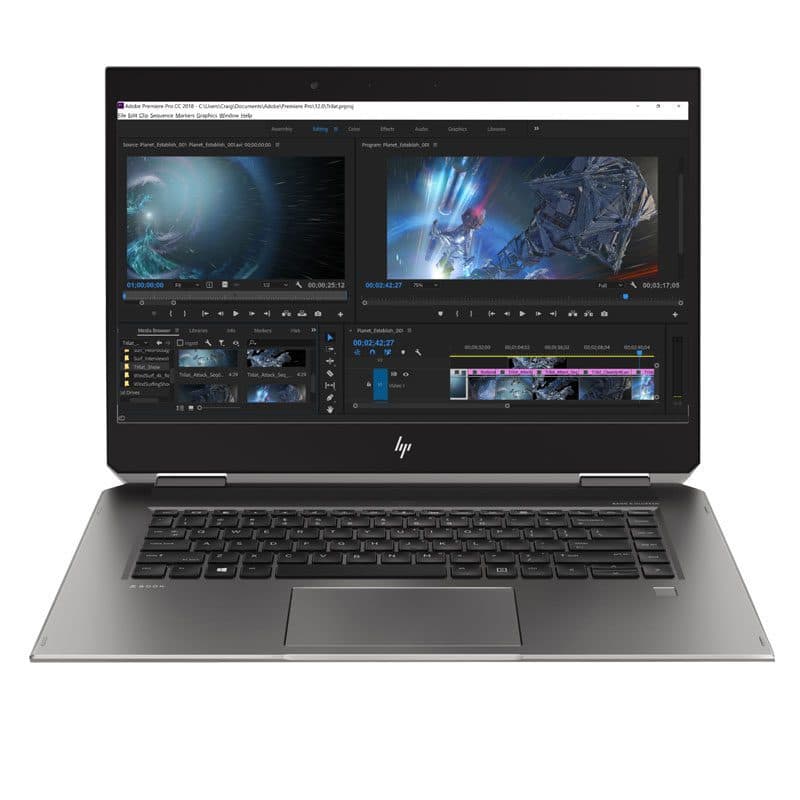 لپ تاپ استوک Hp ZBOOK studio X360 G5 | xeon E2186M | RAM16 | 512SSD | 4GB Nvidia P1000