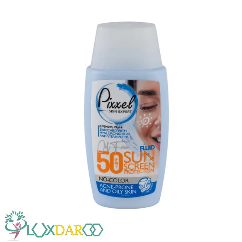 کرم ضد آفتاب بی رنگ پیکسل SPF50