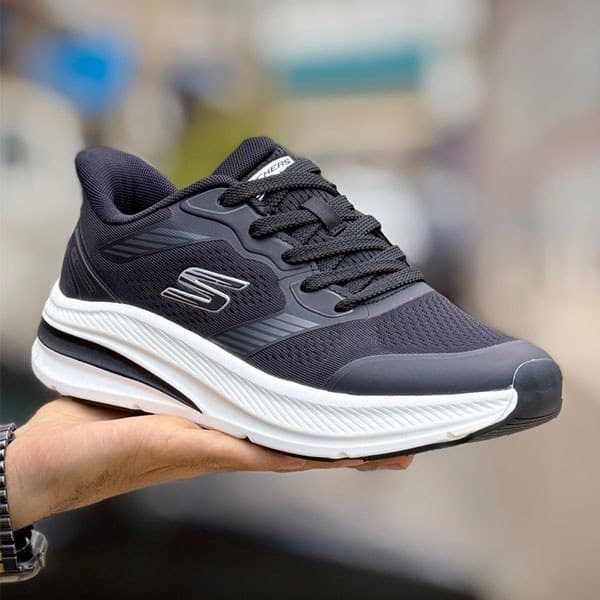 کتونی اسکیچرز SKX ویتنامی مردانه مشکی-سفید skechers SKX