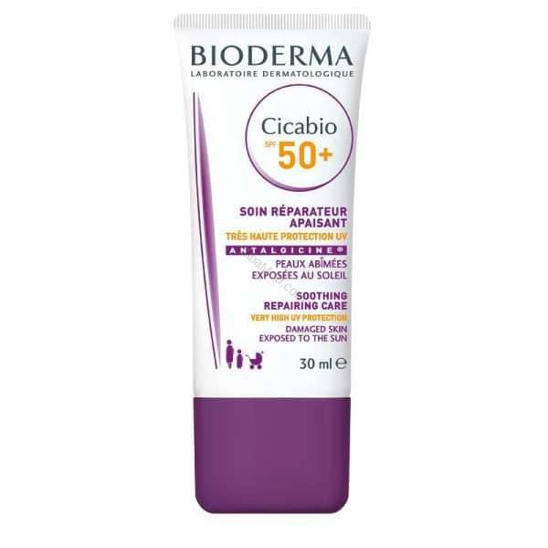 ضد آفتاب ترمیم کننده بایودرما SPF+50 مدل Cicabio