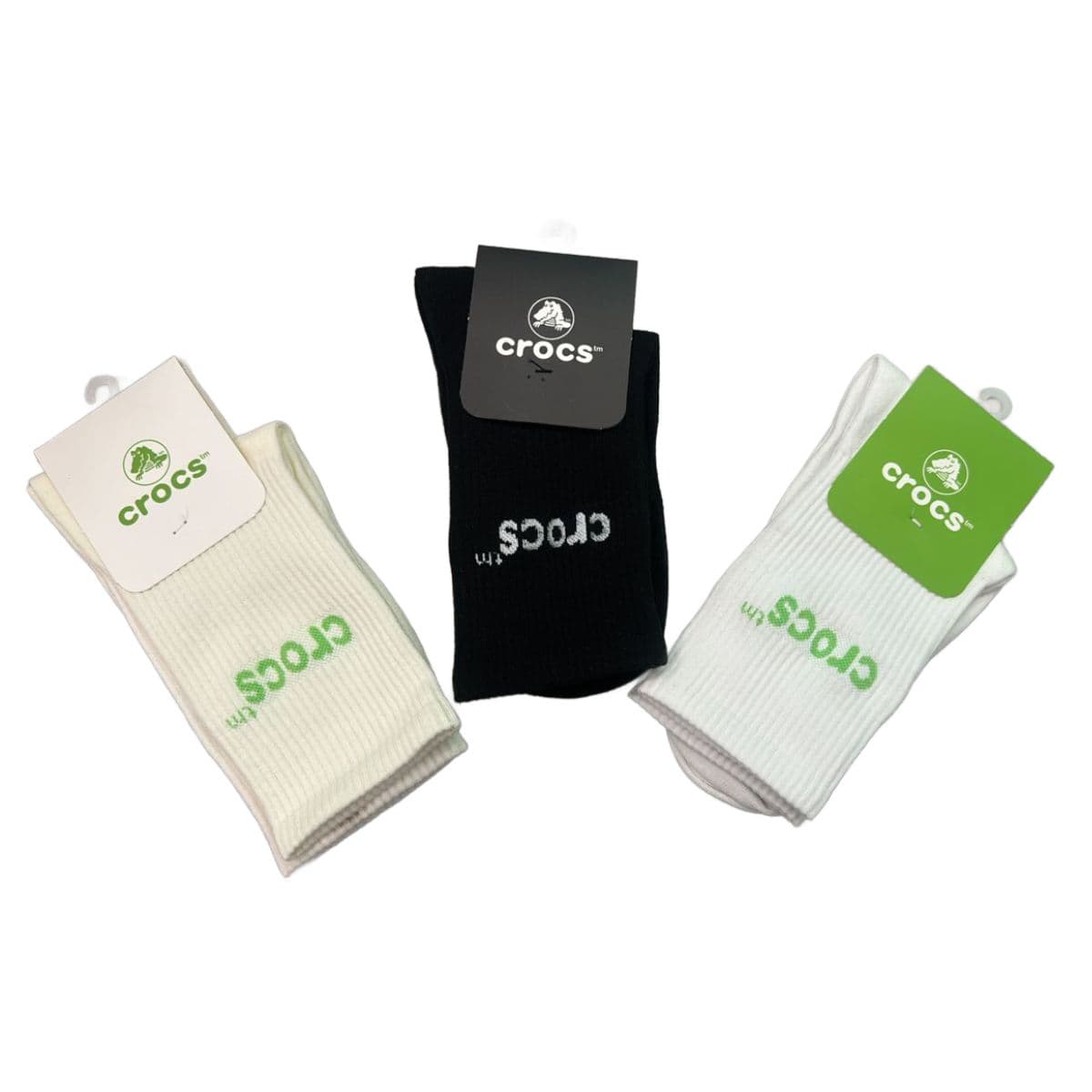 جوراب کراکس پک سه تایی (CrocsSocks 3-Pack) — تصویر ۲