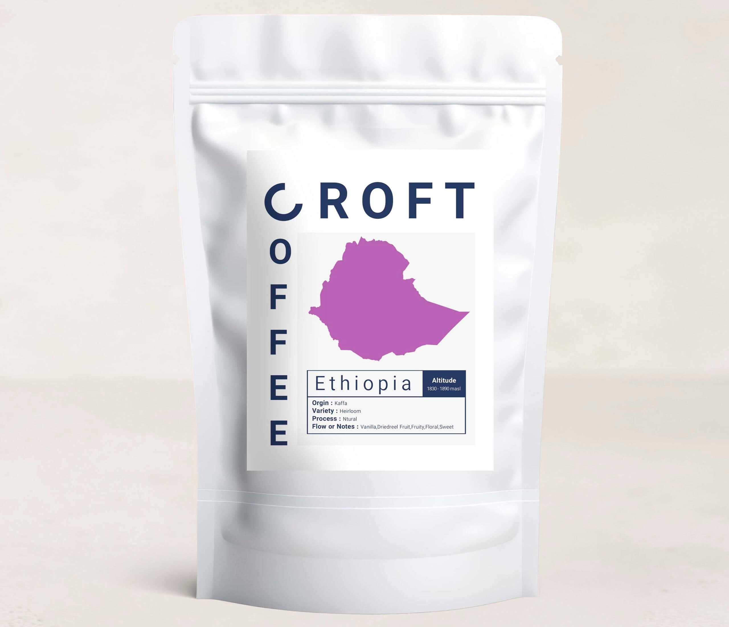 دانه قهوه اتیوپی (Ethiopia – Natural)