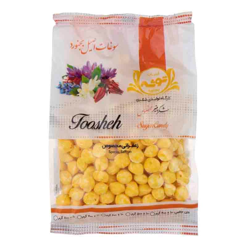 شکر پنیر توشه با طعم زعفران 500 گرمی