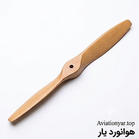 ملخ هواپیما کنترلی چوبی و سوختی سایز 17 اینچ با گام 10 — تصویر ۳