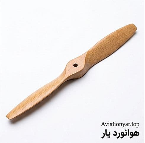 ملخ هواپیما کنترلی چوبی و سوختی سایز 17 اینچ با گام 10
