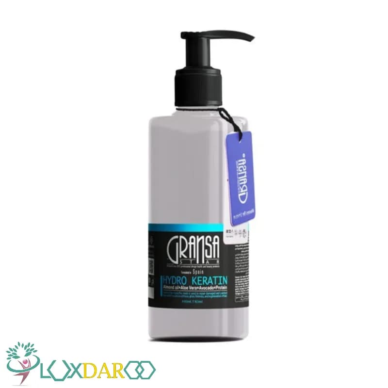 ماسک آبرسان مو هیدروکراتین بدون آبکشی گرانسا