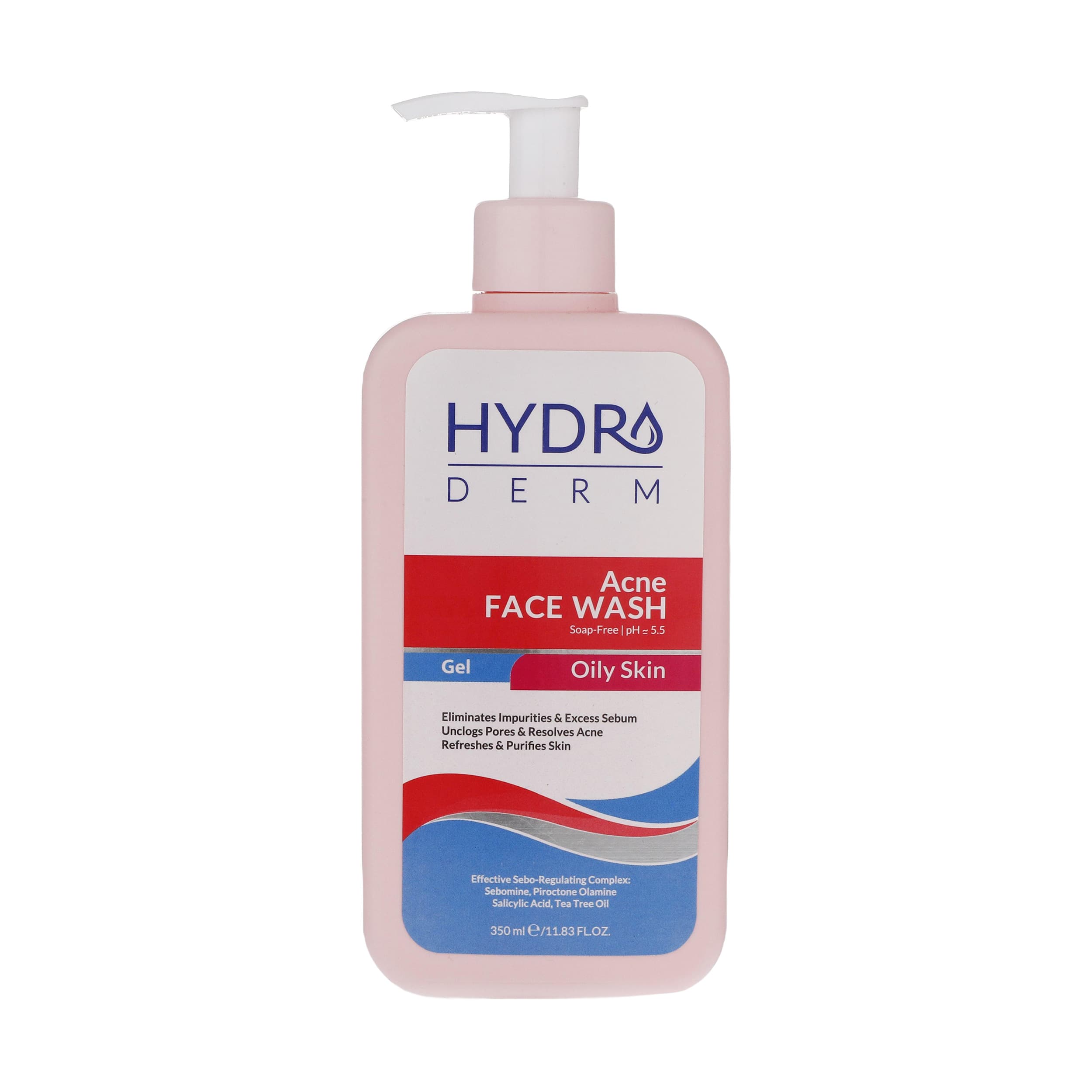 ژل شستشو صورت هیدرودرم مدل Acne مناسب پوست های چرب حجم 350 میلی لیتر — تصویر ۷