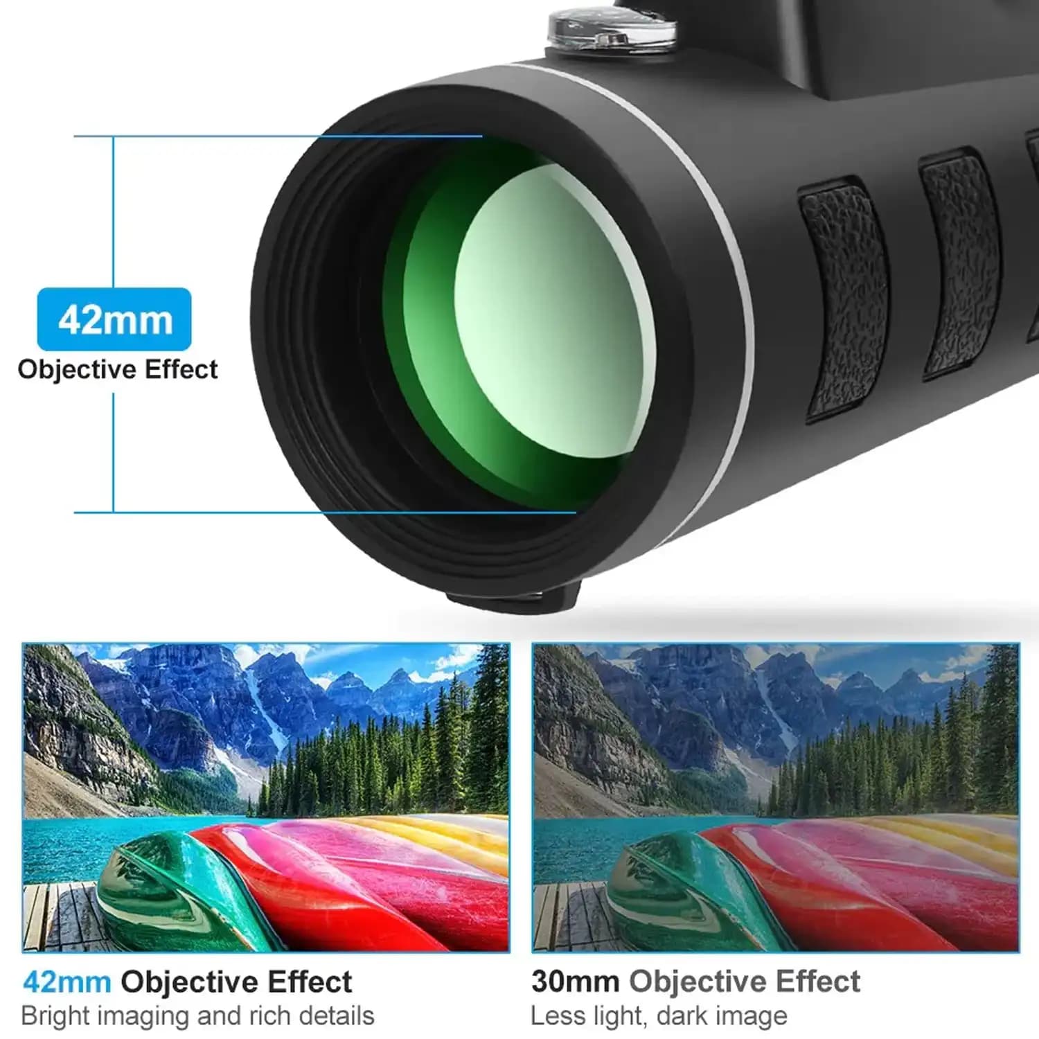 دوربین تک چشمی بوشنل مدل 40X60 قطب نمادار — تصویر ۵