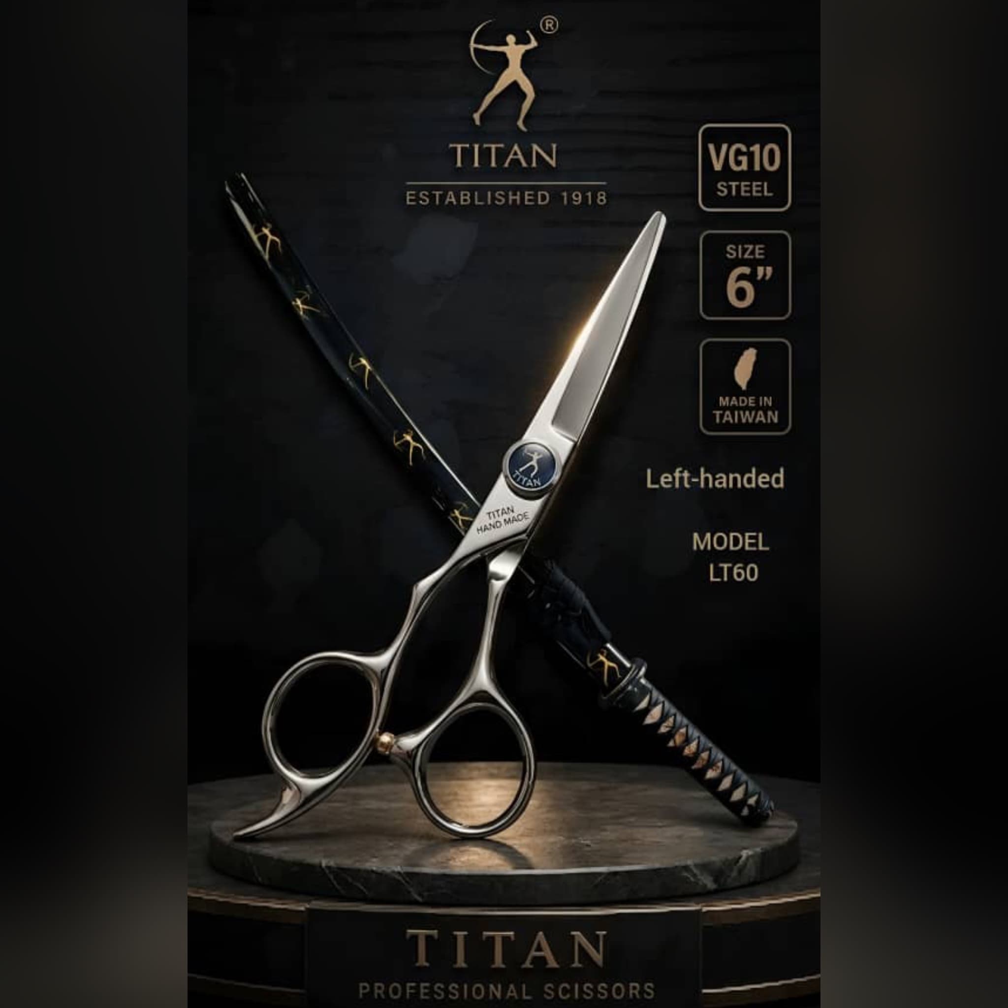 قیچی کات چپ تیتان 6 اینچ کد LT60 — تصویر ۲