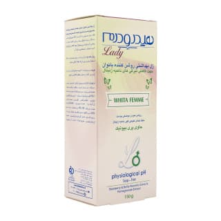 ژل بهداشتی بانوان هیدرودرم مدل Whita Femme حجم 150 میلی لیتر — تصویر ۳
