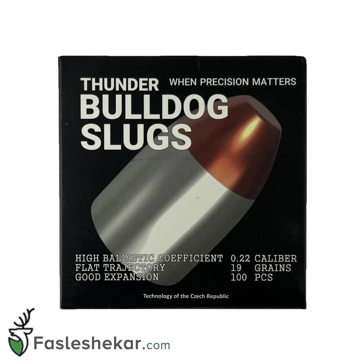 ساچمه اسلاگ سر برنجی Thunder Bulldog کالیبر 5.5