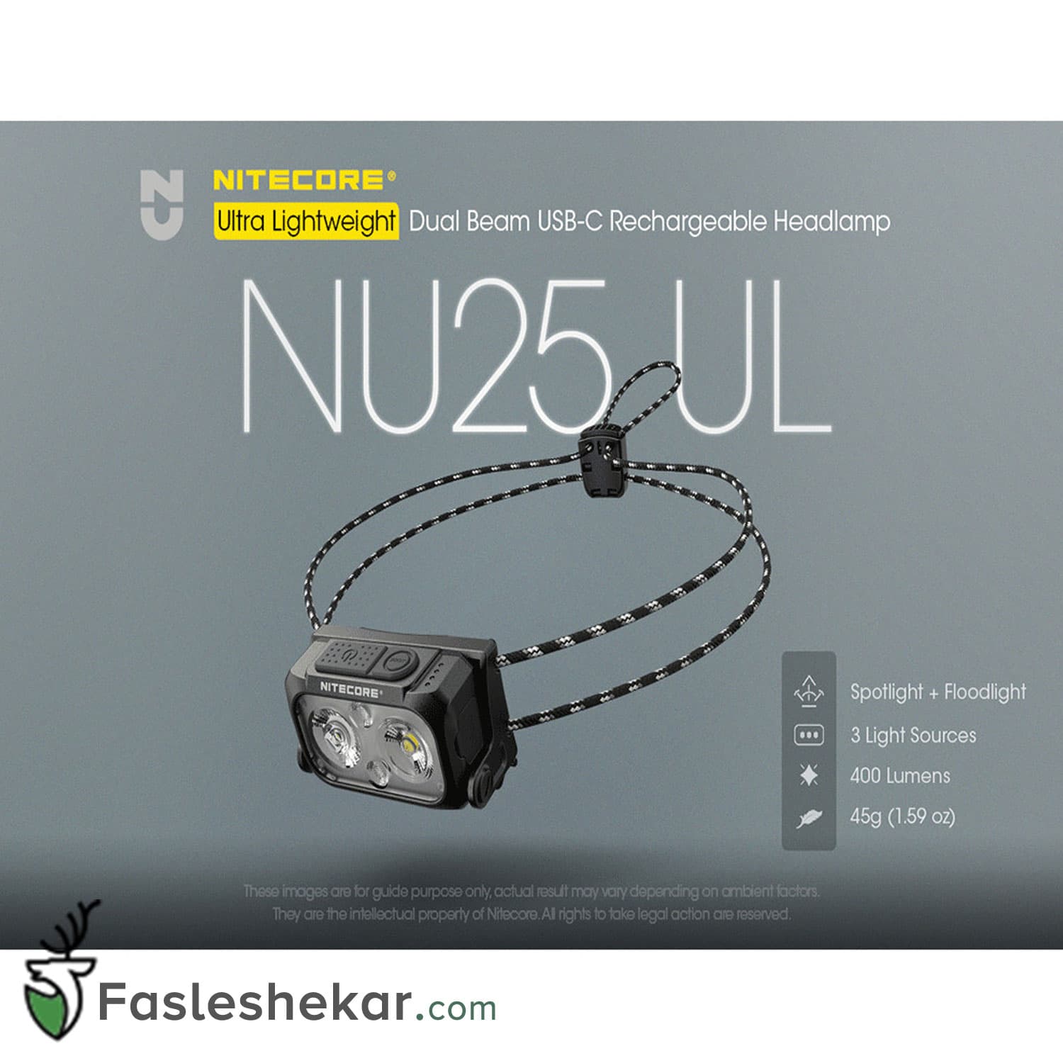 هدلامپ نایتکر NU25 UL — تصویر ۴