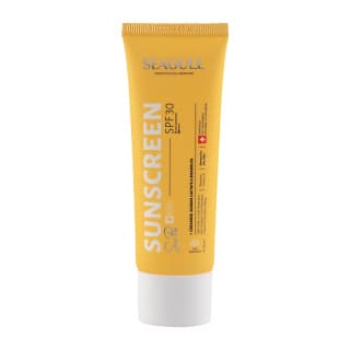 کرم ضد آفتاب بی رنگ سی گل با SPF30 مناسب انواع پوست حجم 50 میلی لیتر