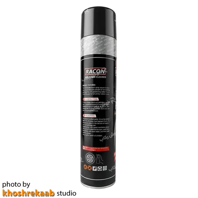 اسپری فوم لاستیک راکون (Racon) مدل Foam حجم 650 میلی لیتر — تصویر ۳