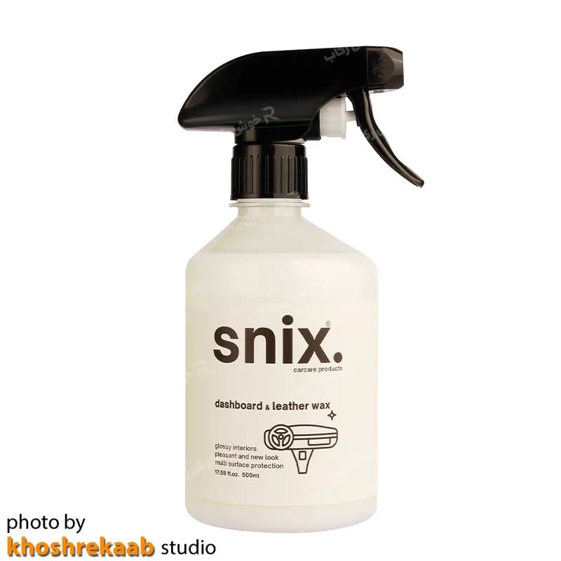 واکس براقکننده چرم و داشبورد Snix اسنیکس 500 میلیلیتر