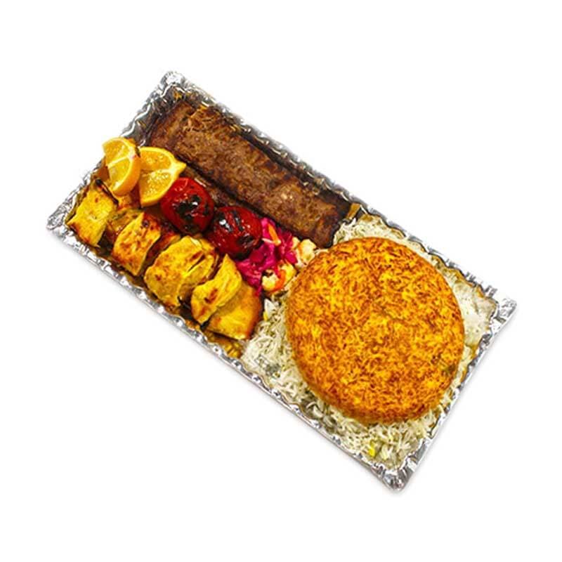 دیس رستورانی 36*18 نقره‌ای — تصویر ۳
