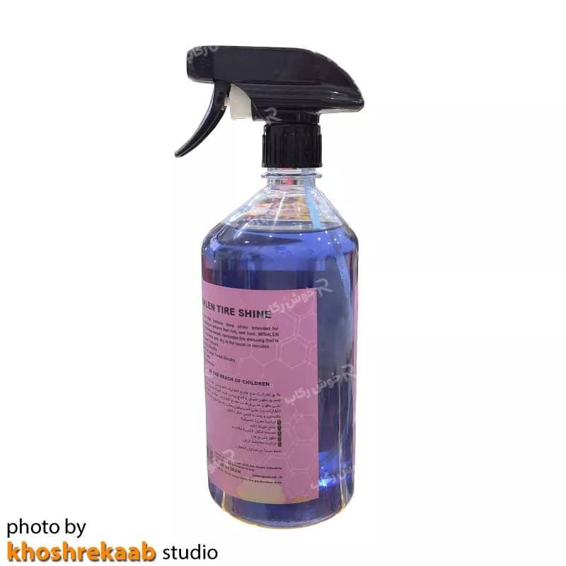 اسپری واکس لاستیک براق کننده میشلن (MISHLEN) یک لیتری — تصویر ۲