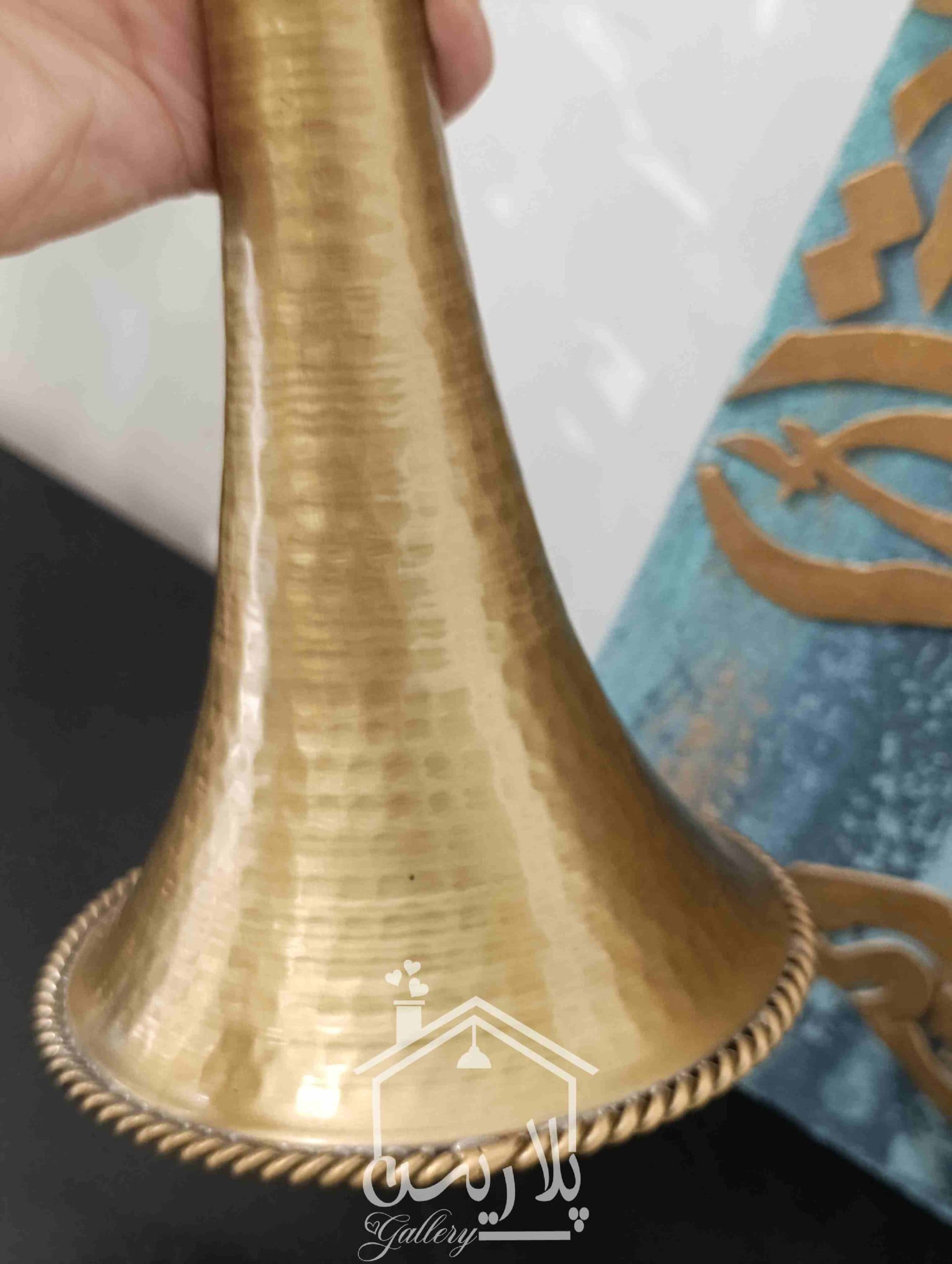 ست دوتایی جاشمعی / شمعدان برنجی کالکشن رلیک — تصویر ۴