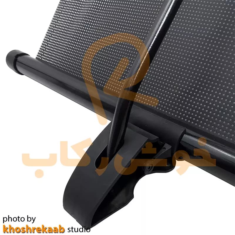 پرده عقب ELX کشویی دو میل توری با پایه فلزی — تصویر ۳