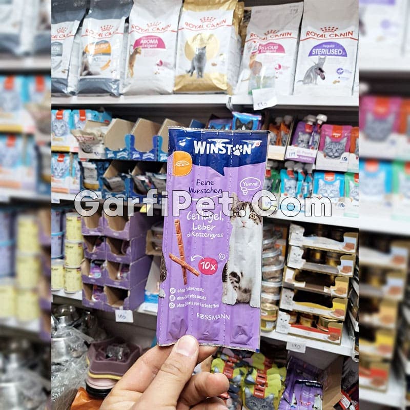 غذای تشویقی گربه «Winston» مدل مرغ و جگر (یک عددی) — تصویر ۳