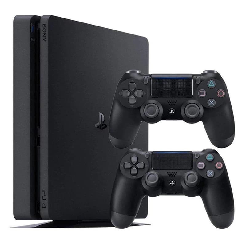 کنسول بازی Playstation 4 Slim ظرفیت 512 گیگ کپی خور با دو دسته اورجینال همراه با بازی