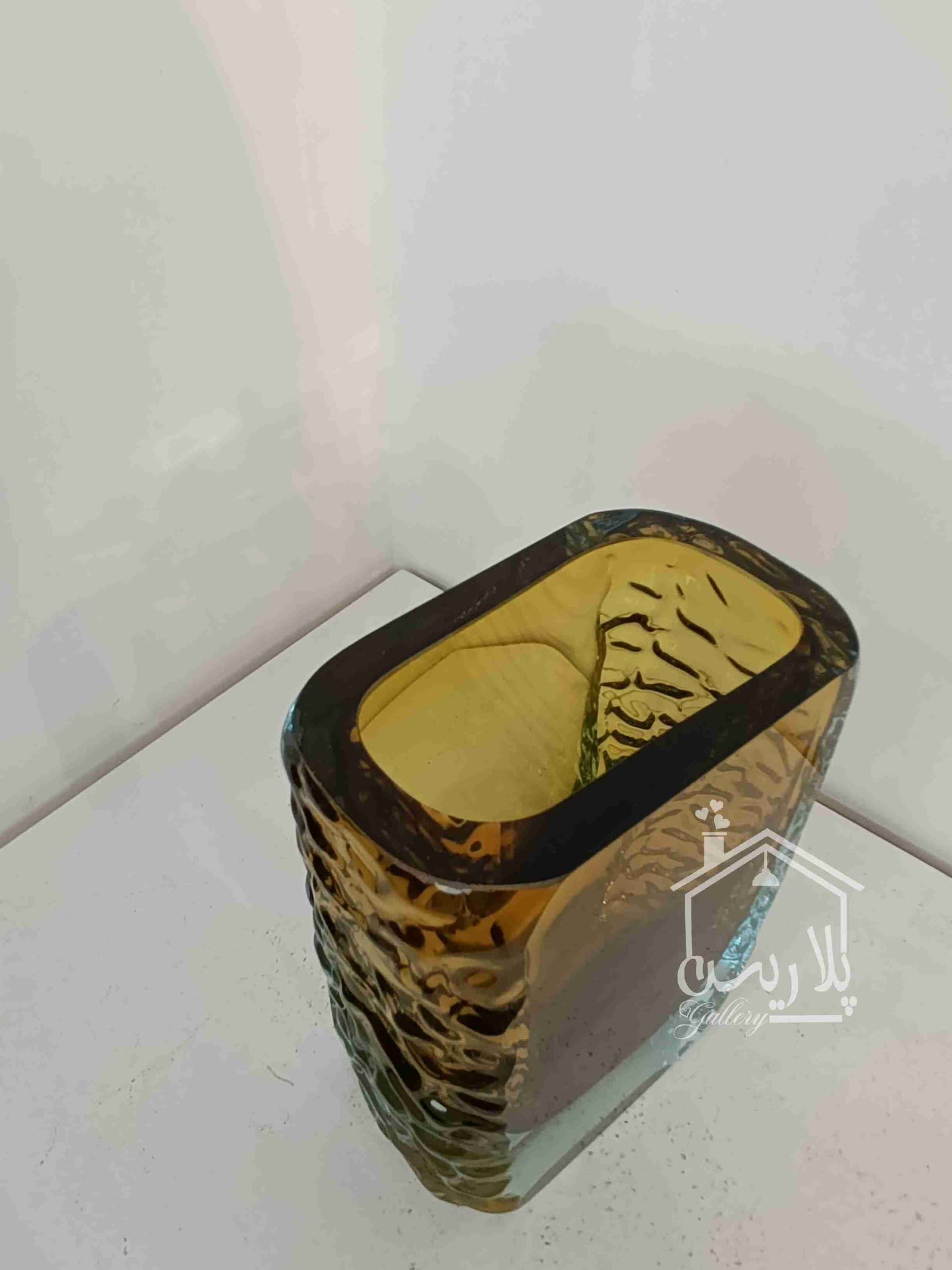 گلدان کریستال کهربا آمرلد آمبرEMERALD AMBER — تصویر ۶