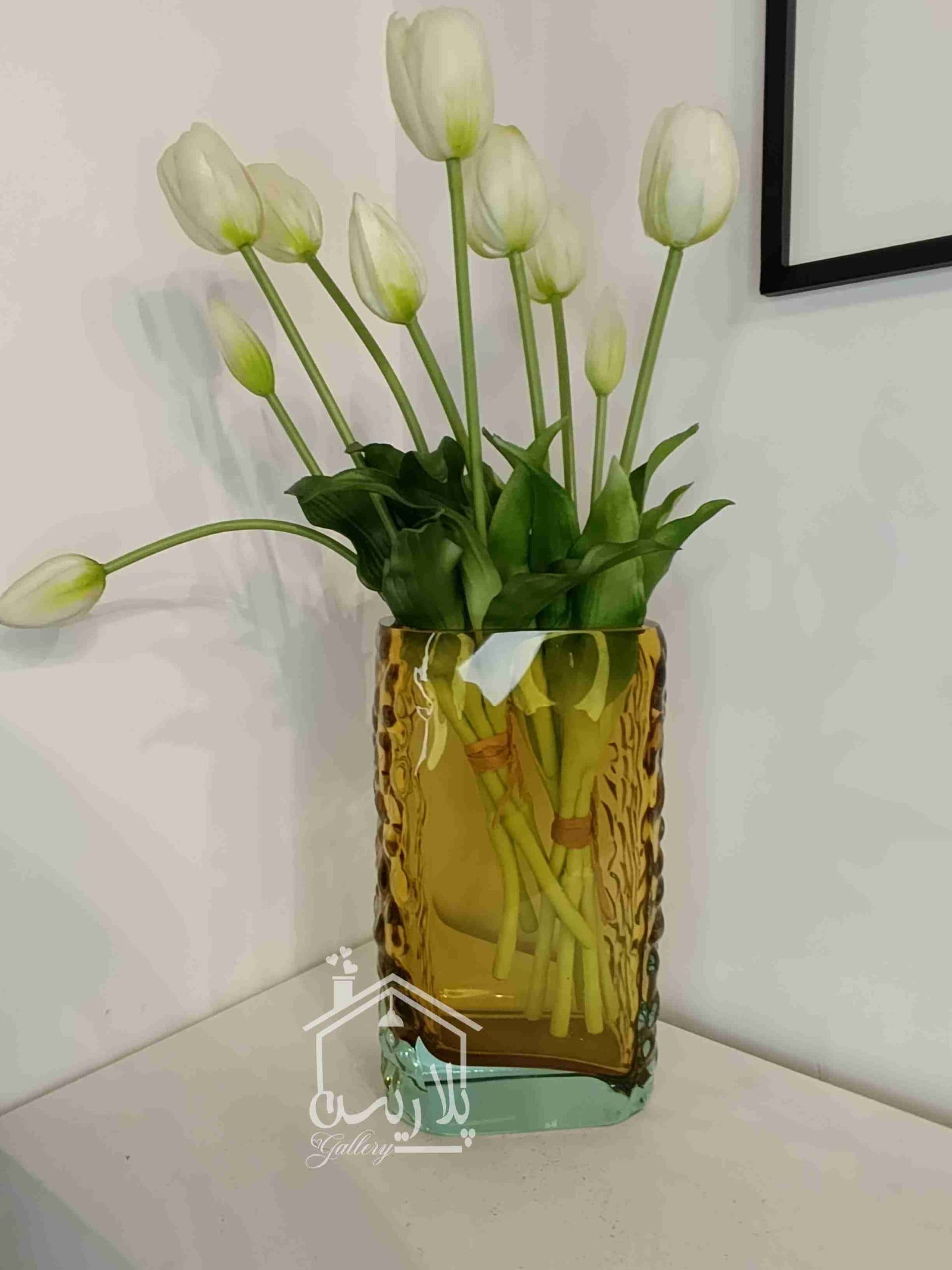 گلدان کریستال کهربا آمرلد آمبرEMERALD AMBER — تصویر ۴